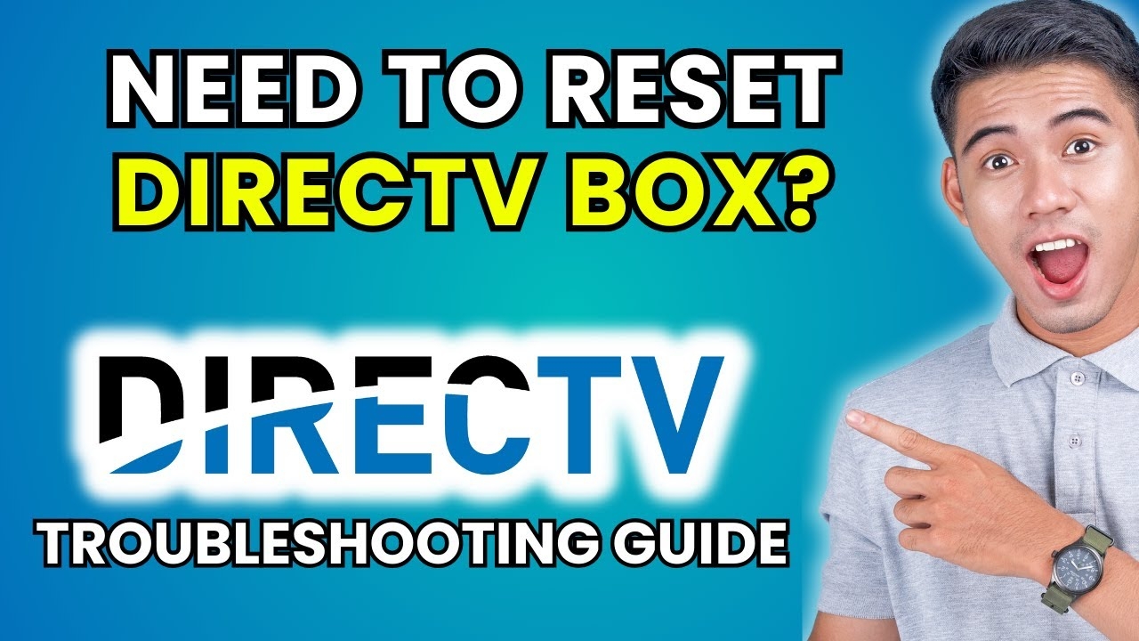 how do you reset directv box