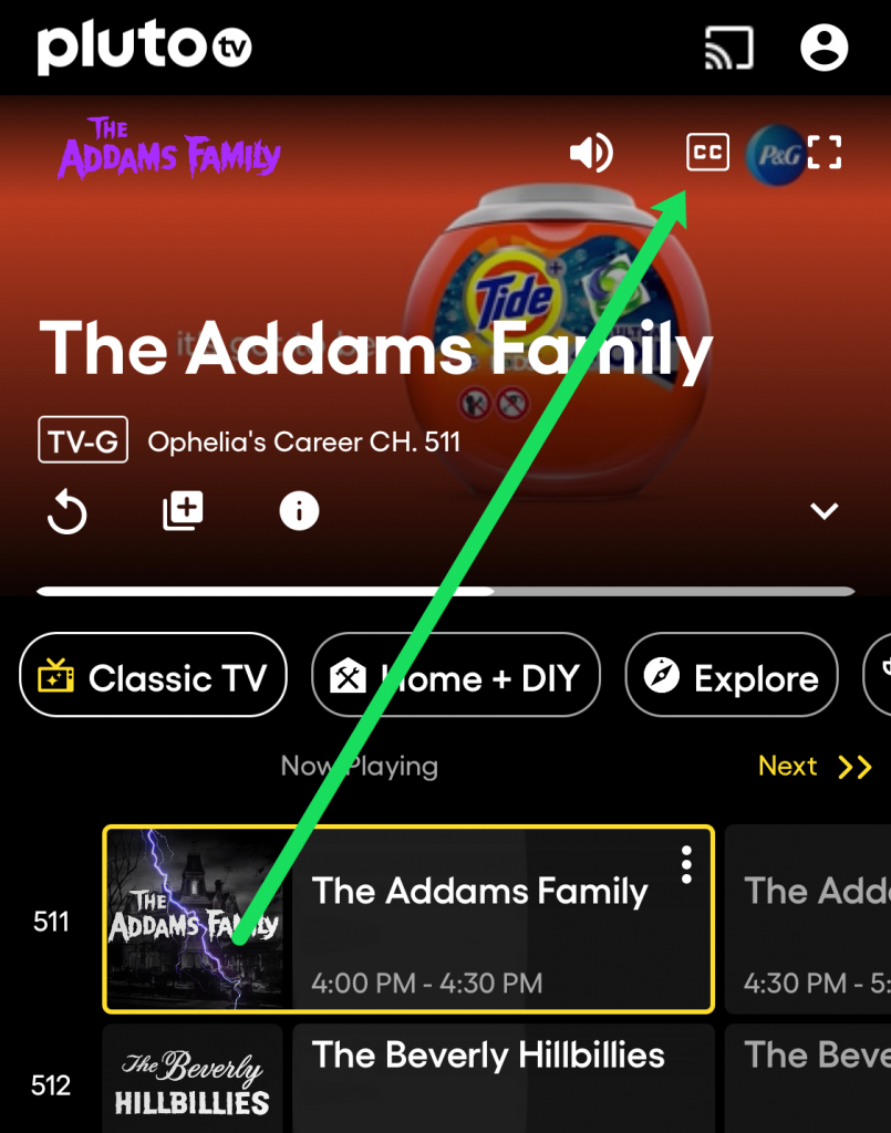 How To Turn Closed Captioning On Or Off On Pluto TV How To Turn Closed Captioning On Or Off On Pluto TV