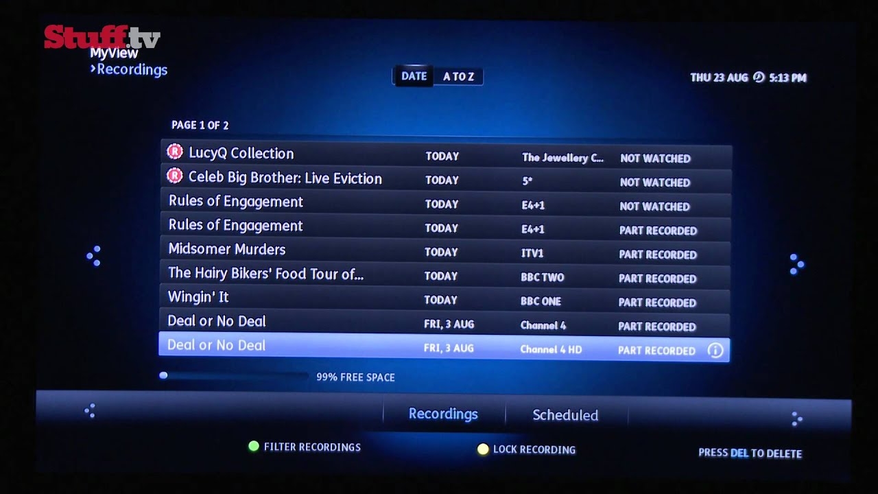 Humax DTR T1000 YouView PVR Video Review YouTube Humax DTR T1000 YouView PVR Video Review YouTube