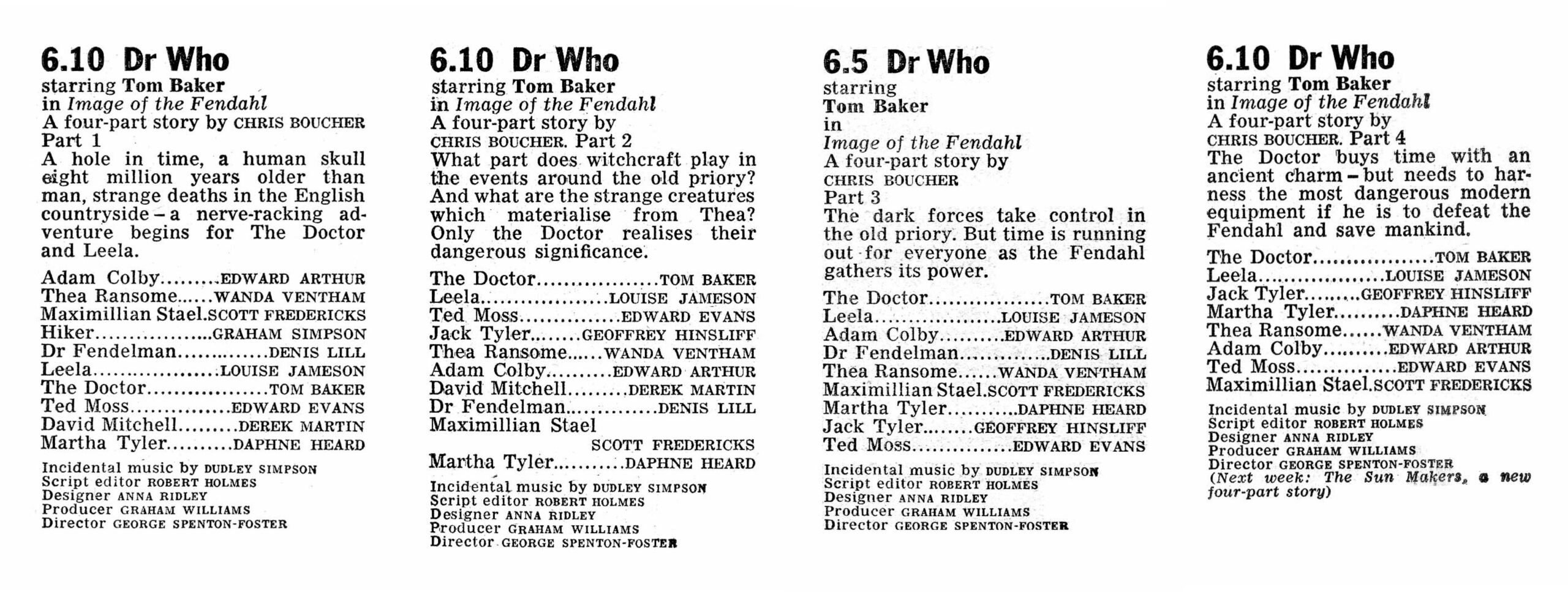 Image Of The Fendahl Radio Times Image Of The Fendahl Radio Times