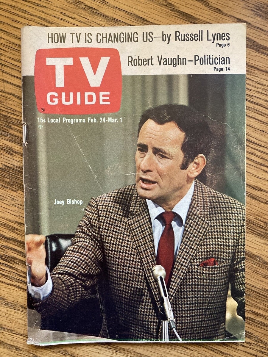 Indiana TV Guide Magazine Feb 24 Mar 1 1968 Joey Bishop Cover EBay Indiana TV Guide Magazine Feb 24 Mar 1 1968 Joey Bishop Cover EBay