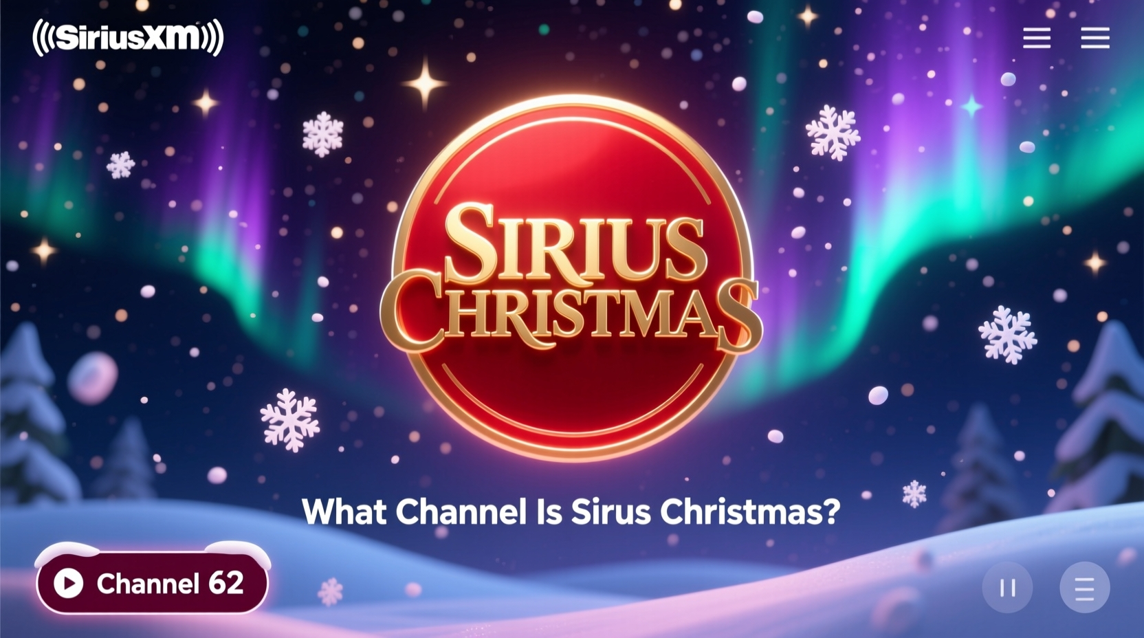 Jolly Christmas On SiriusXM Channel 17