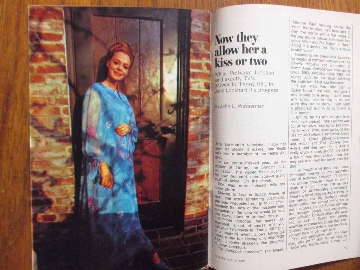 Ju 1969 TV Guide PETTICOAT JUNCTION JUNE LOCKHART LINDA KAYE HENNING VITO SCOTTI EBay Ju 1969 TV Guide PETTICOAT JUNCTION JUNE LOCKHART LINDA KAYE HENNING VITO SCOTTI EBay