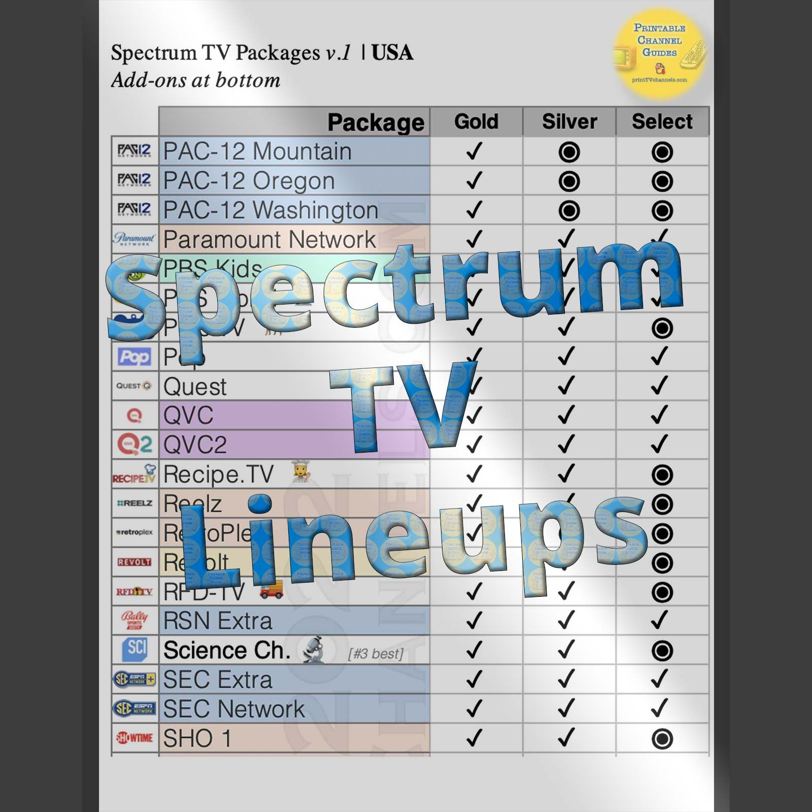 Lineup Charter Spectrum Choose 10 Channels Deal Spectrum Channel Guide Dallas TX Free PDF Lineup Charter Spectrum Choose 10 Channels Deal Spectrum Channel Guide Dallas TX Free PDF