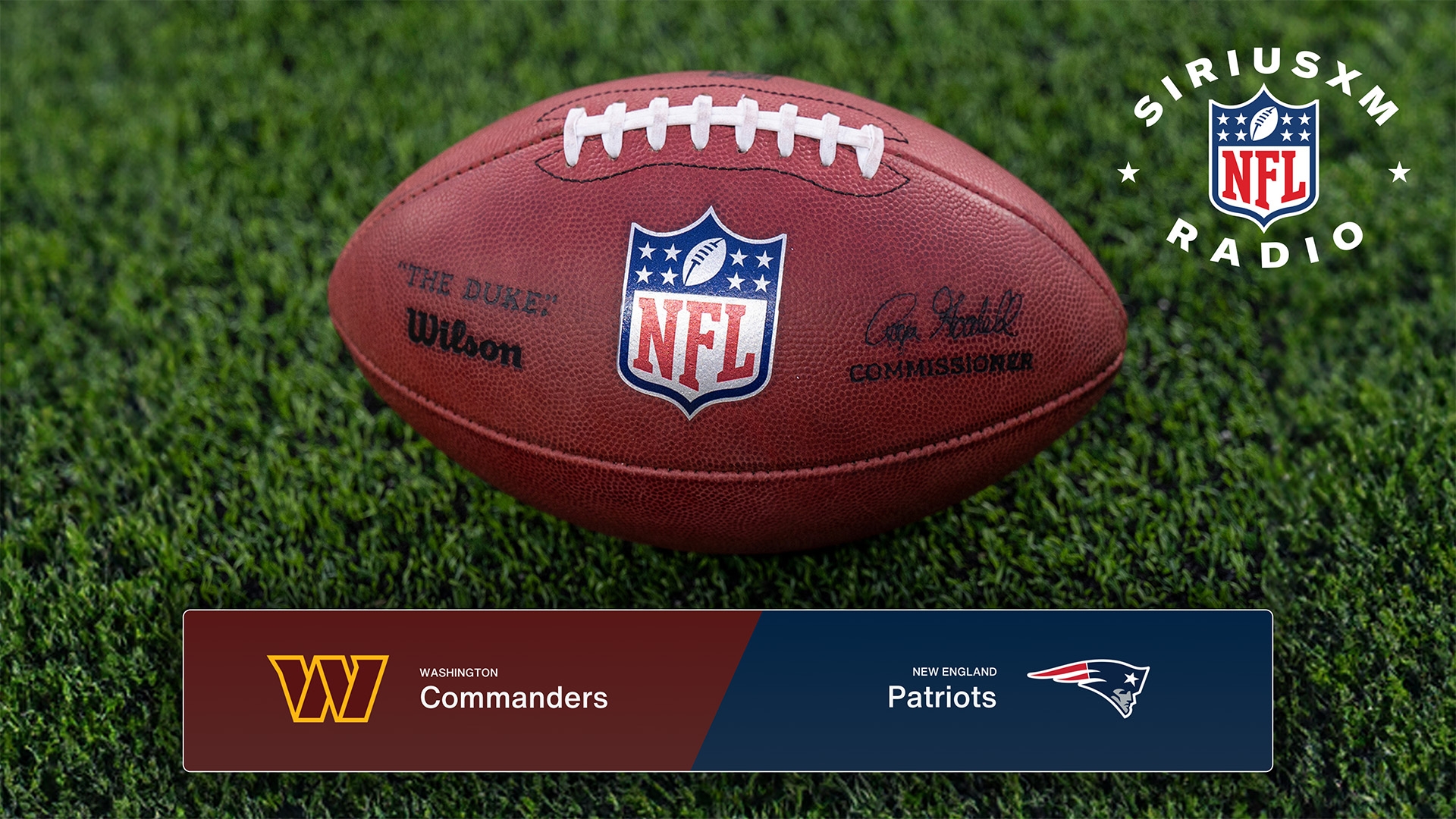 Listen Live Commanders Patriots NFL Radio Broadcast 8 8 25 