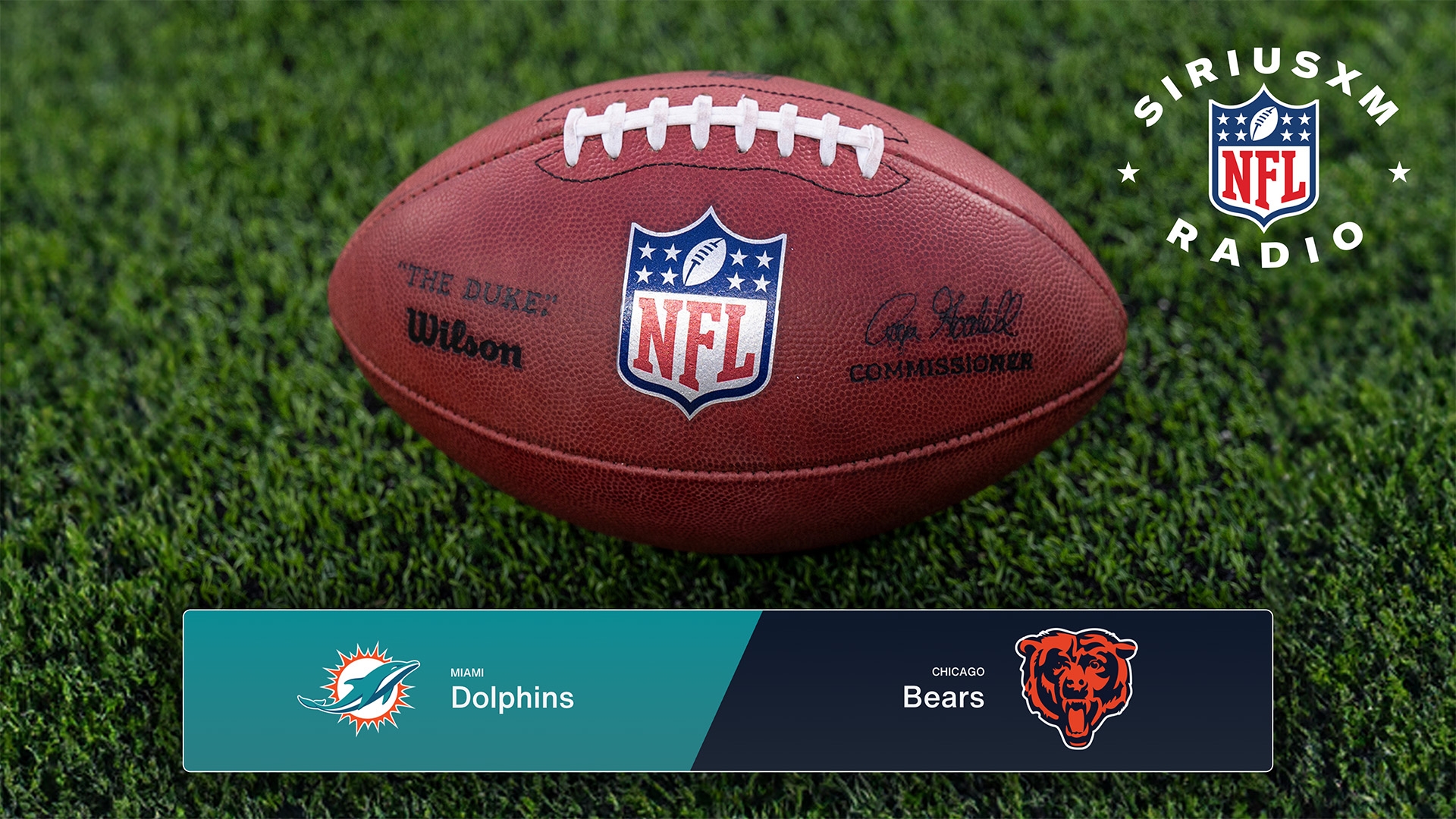 Listen Live Dolphins Bears NFL Radio Broadcast 8 10 25 