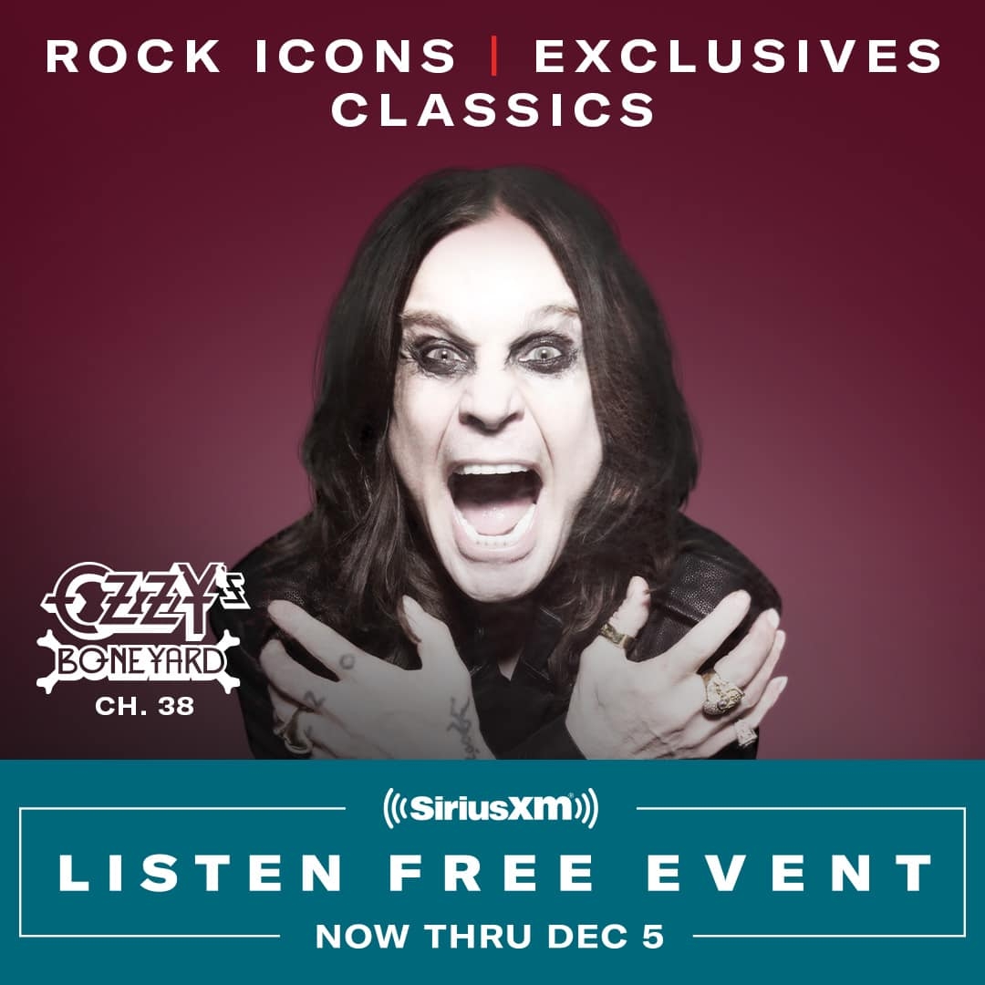 Listen To Ozzy s Boneyard On SiriusXM Free Thru December 5 Ozzy Osbourne Official Site Listen To Ozzy s Boneyard On SiriusXM Free Thru December 5 Ozzy Osbourne Official Site
