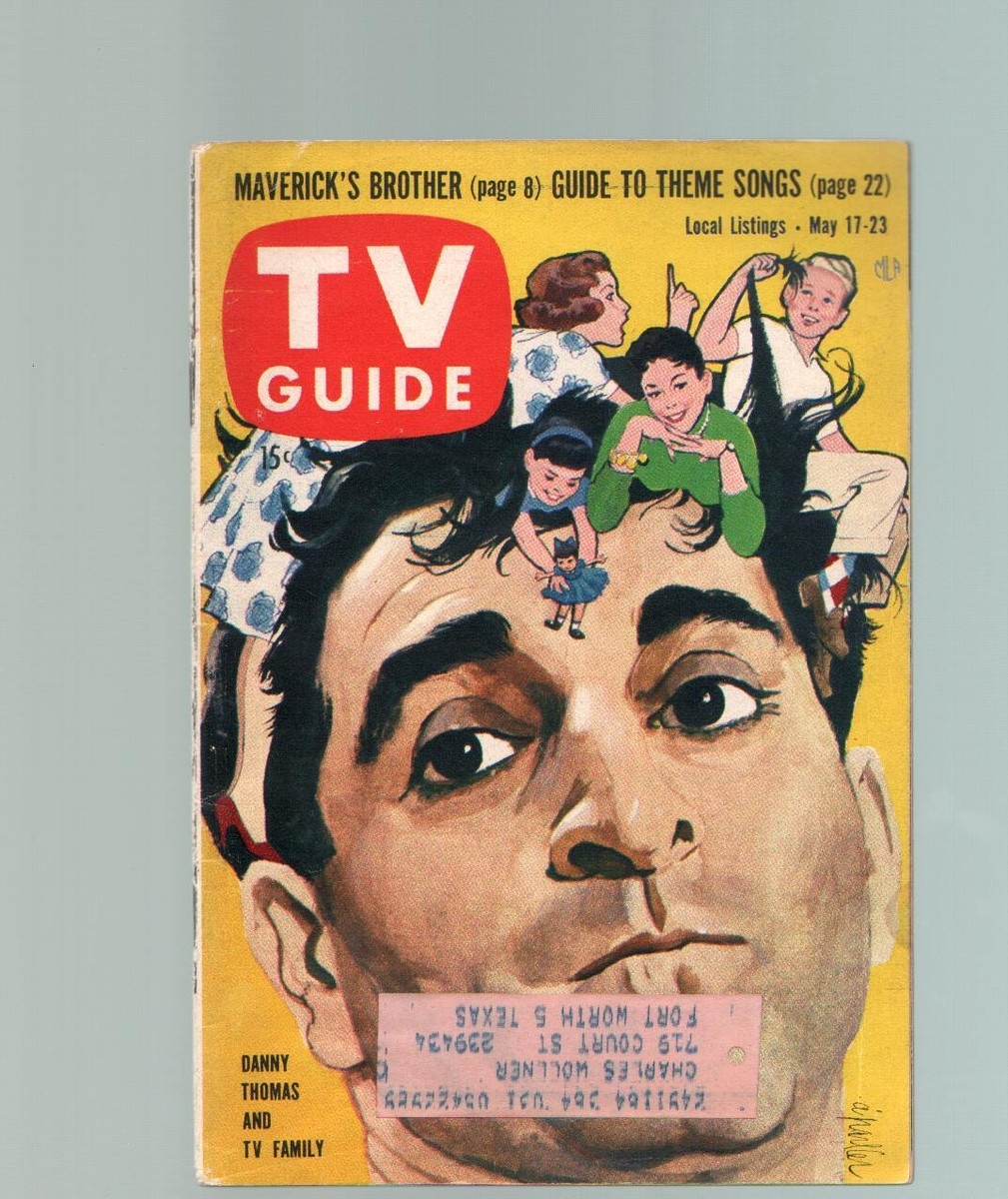 MAG TV Guide May 17 23 1958 Danny Thomas Dallas Ft Worth Edition EBay