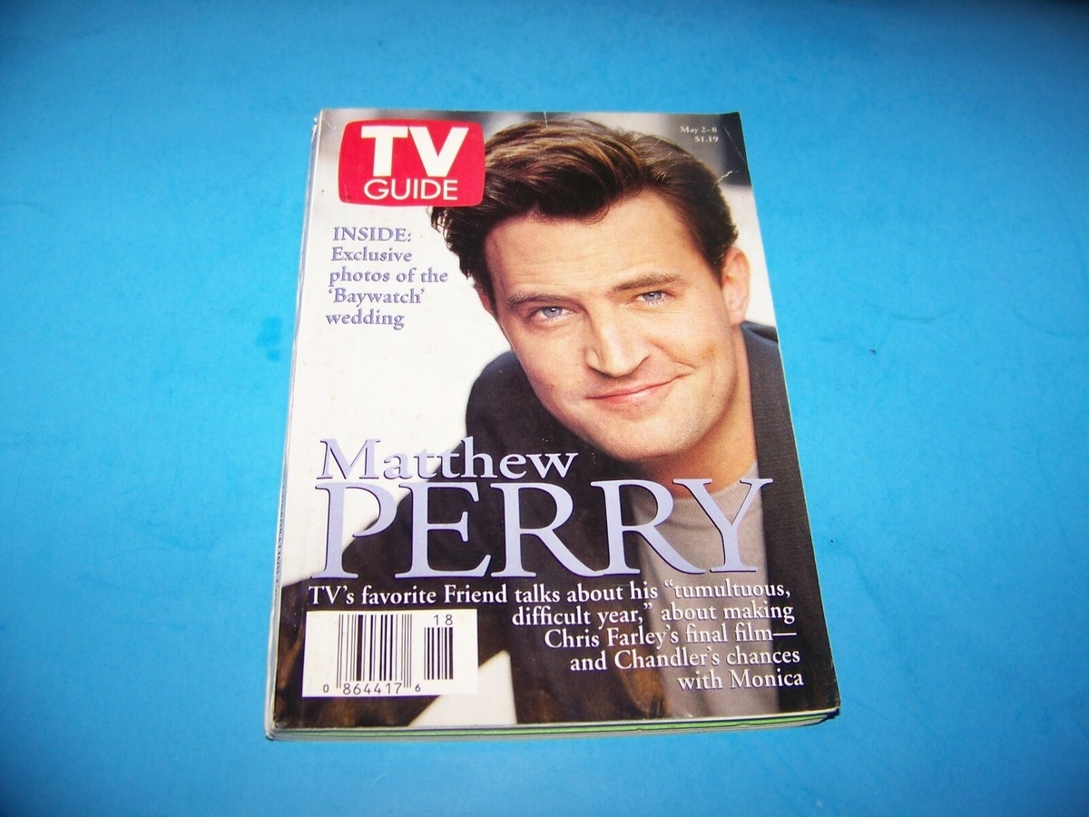 Matthew Perry Baywatch Wedding Weather Channel TV Guide 1998 EBay