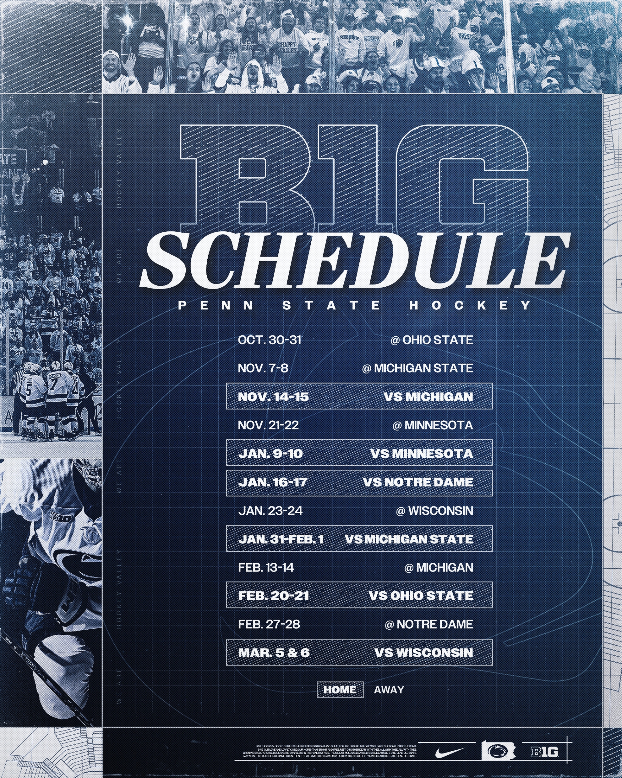 Men s Hockey Announces 2025 26 B1G Schedule Penn State Official Athletics Website Men s Hockey Announces 2025 26 B1G Schedule Penn State Official Athletics Website