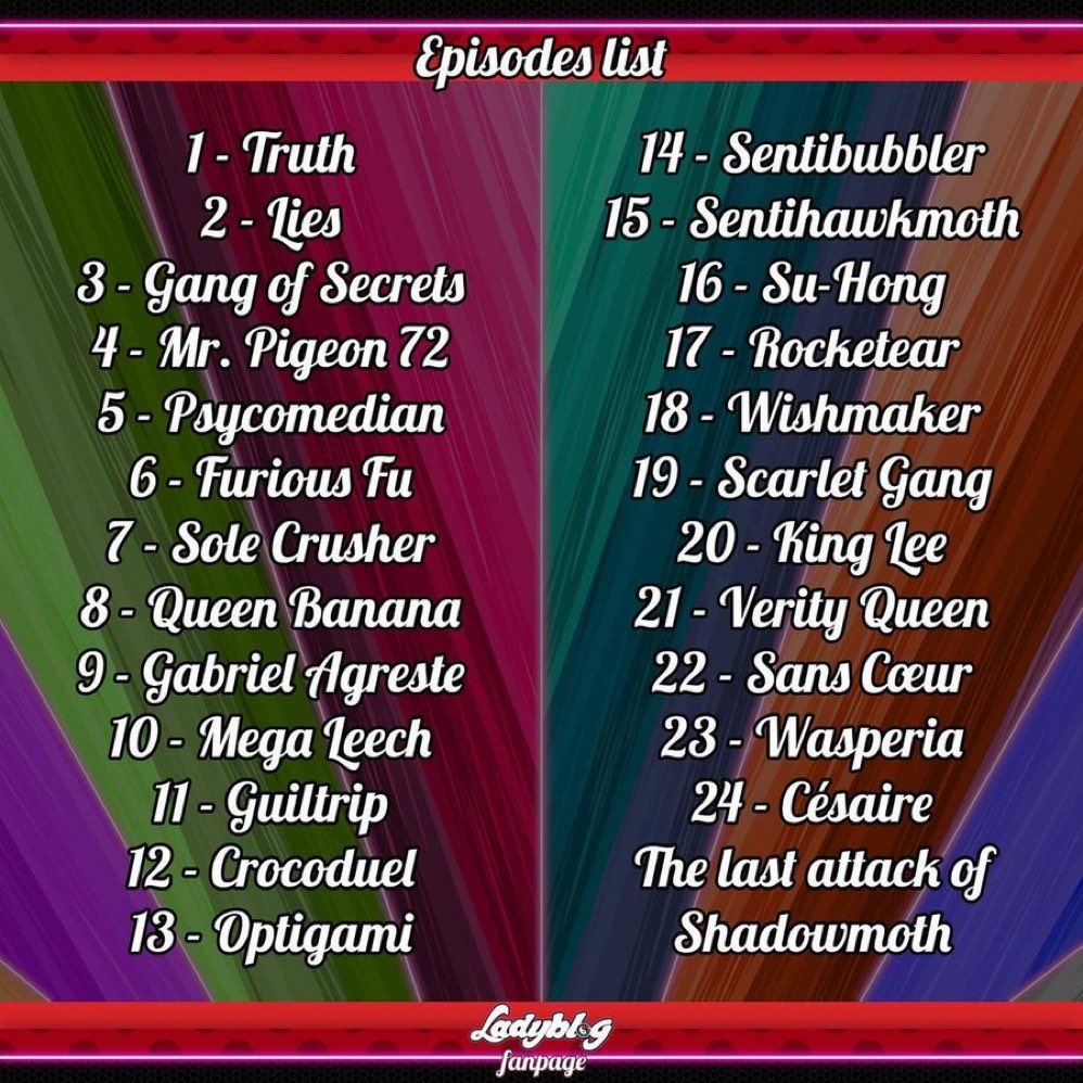 season 6 episode list