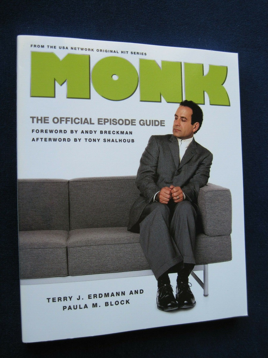MONK TV EPISODE GUIDE SIGNED By LEE GOLDBERG TERRY ERDMANN PAULA M BLOCK EBay MONK TV EPISODE GUIDE SIGNED By LEE GOLDBERG TERRY ERDMANN PAULA M BLOCK EBay