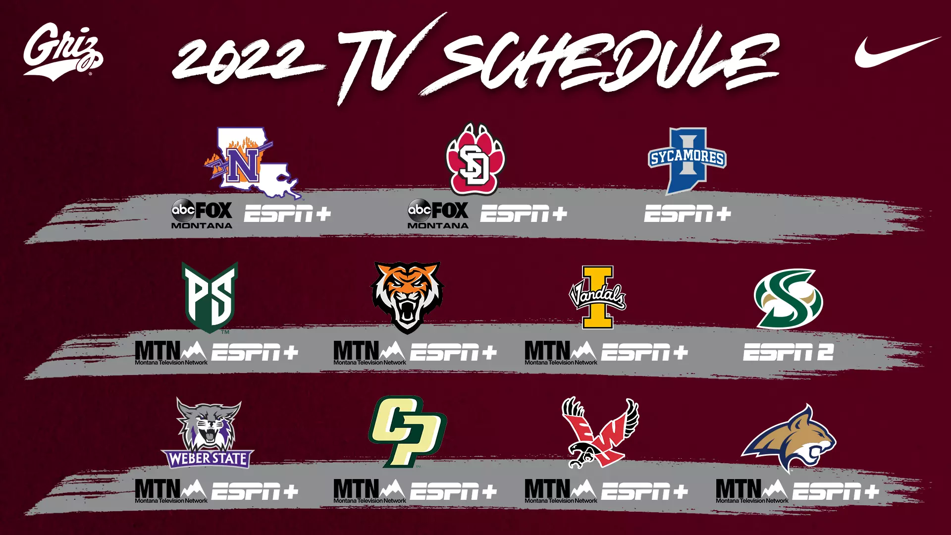 Montana Finalizes 2022 Television Schedule University Of Montana Athletics Montana Finalizes 2022 Television Schedule University Of Montana Athletics