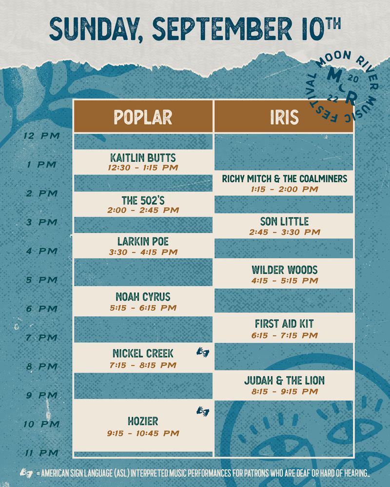 Moon River Festival 2023 Schedule Released WDEF