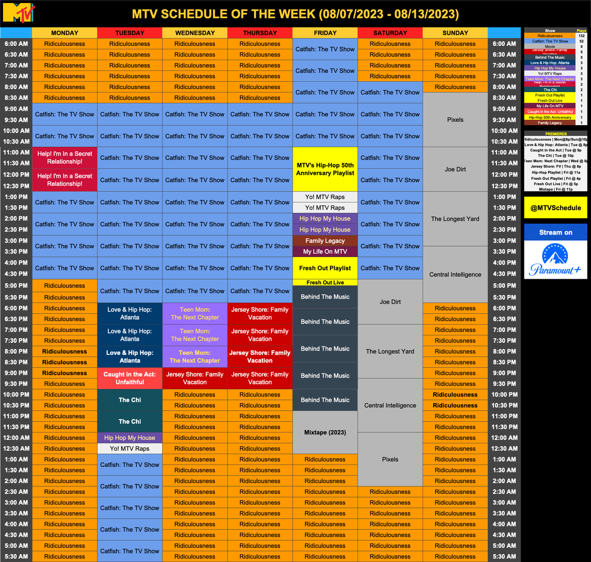 MTV Schedule MTVSchedule Posts X
