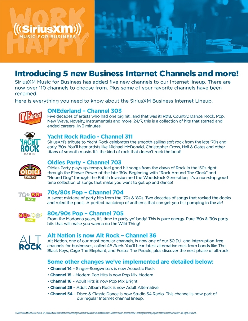 New SiriusXM Internet Radio Channels Dynamic Media Music New SiriusXM Internet Radio Channels Dynamic Media Music