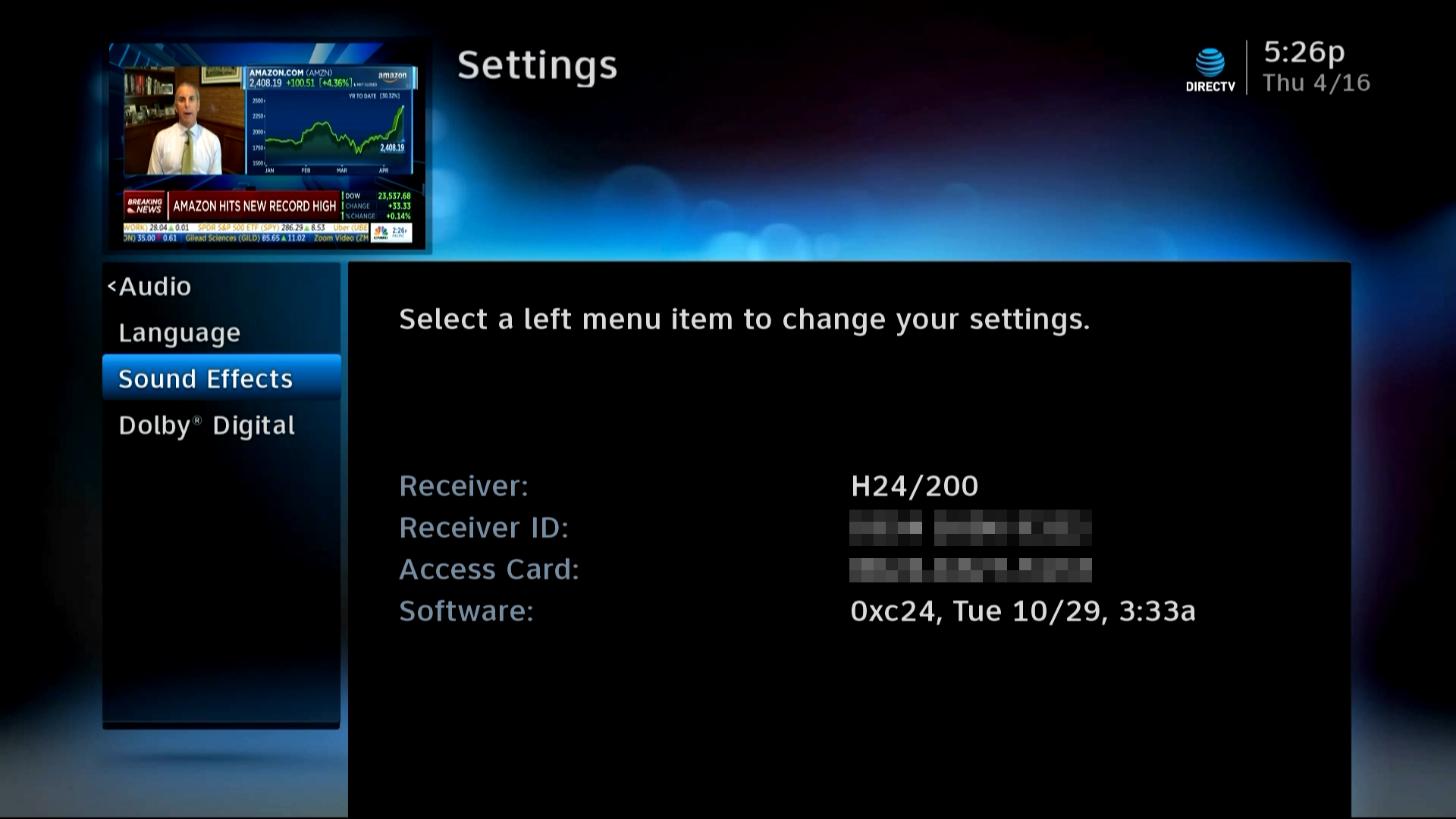 New Video Turn Off Sound Effects On DIRECTV The Solid Signal Blog New Video Turn Off Sound Effects On DIRECTV The Solid Signal Blog