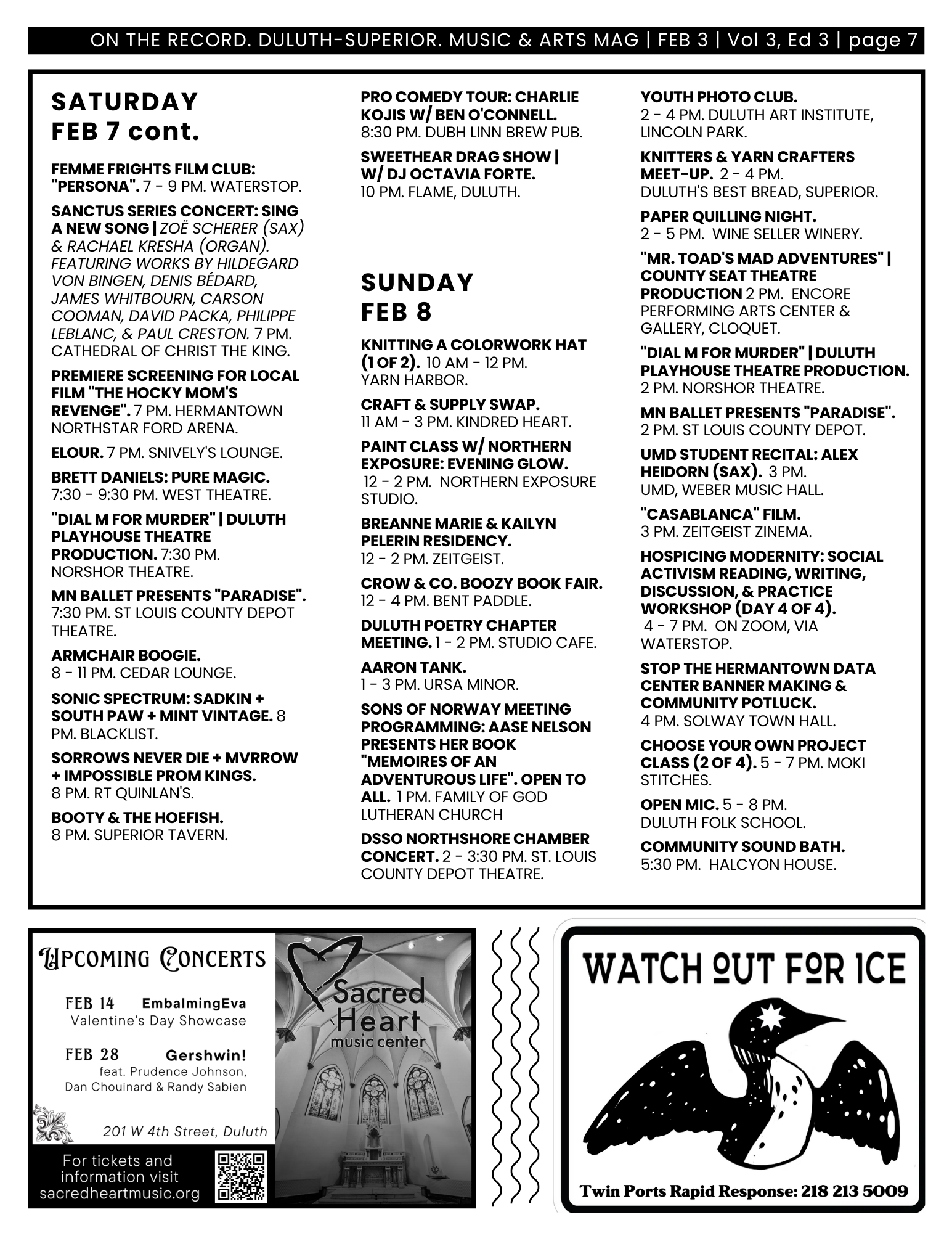 On The Record Zine Duluth MN On The Record Zine Duluth MN