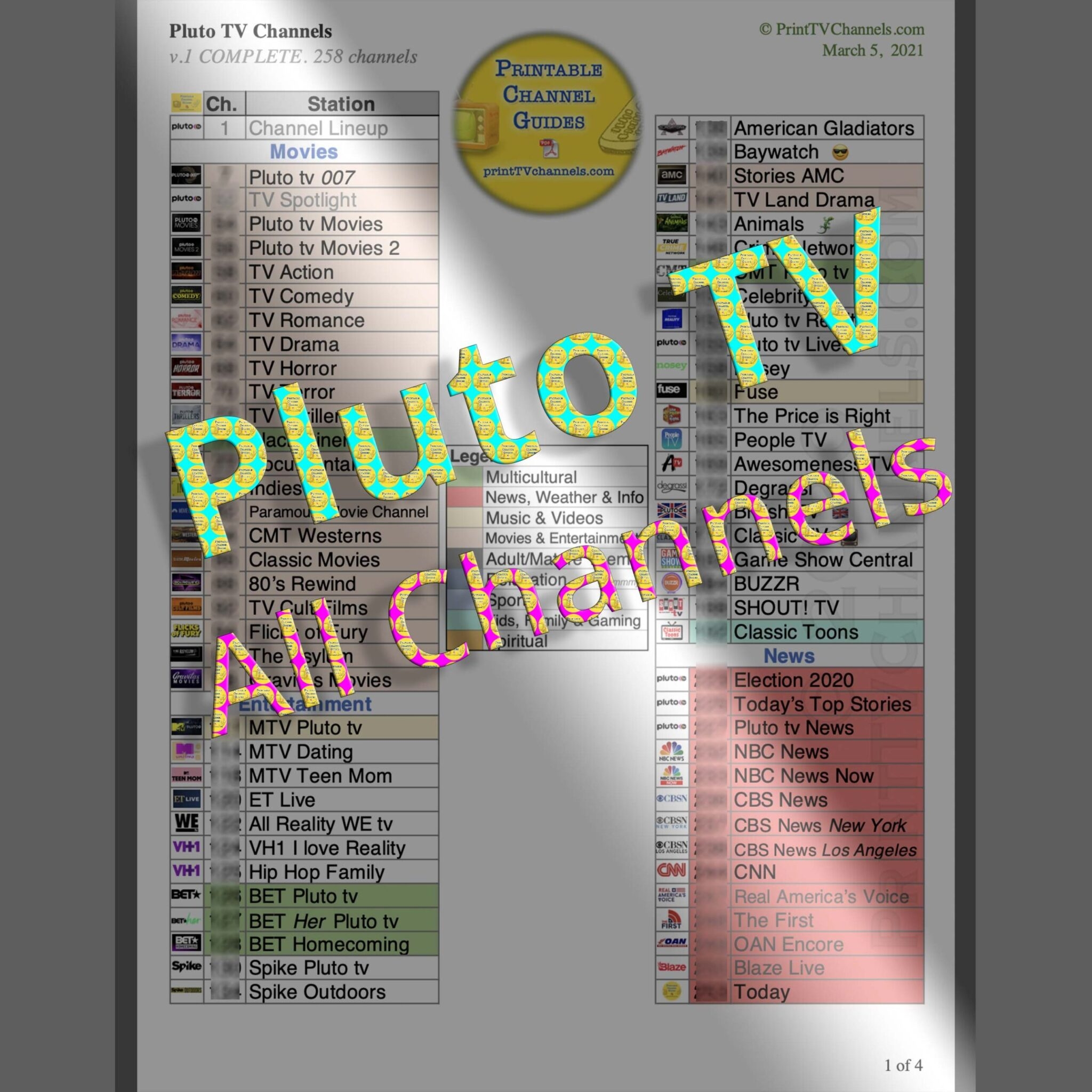 pluto tv nba channels