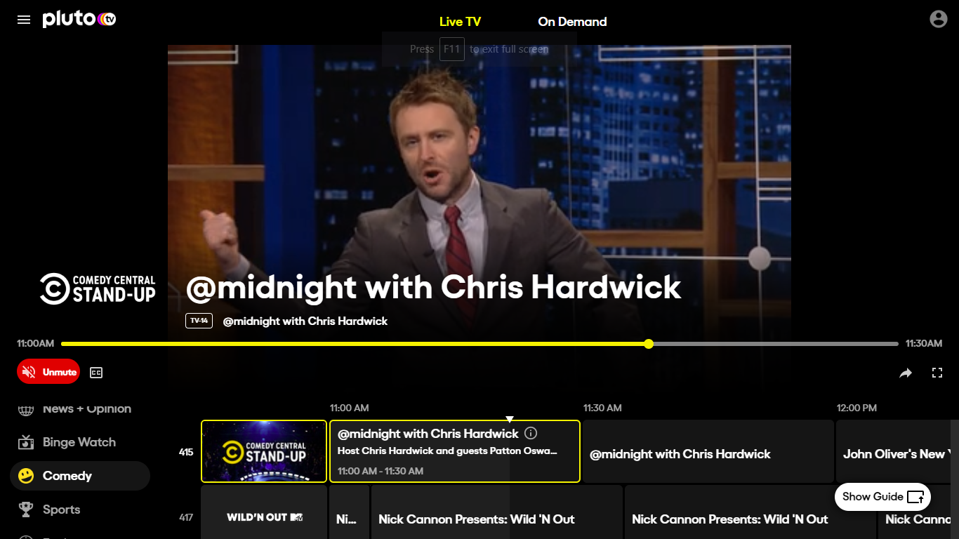 does pluto tv have cbs