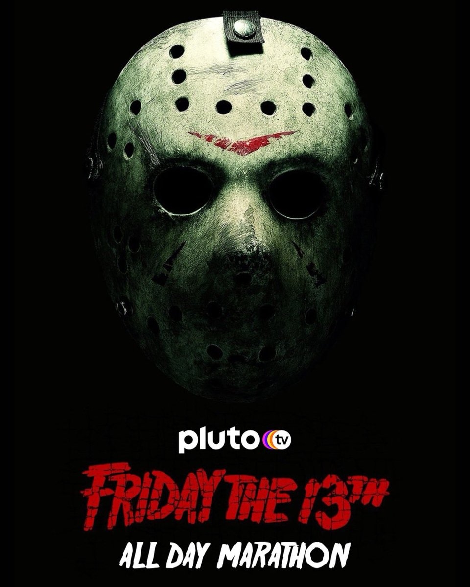 Pluto TV Is Doing An All Day Friday The 13th Marathon Tomorrow That s EVERY Movie with Commercials So Head To The Grocery Tonight And Get Your Stove Top Stuffing So You Won t Miss Pluto TV Is Doing An All Day Friday The 13th Marathon Tomorrow That s EVERY Movie with Commercials So Head To The Grocery Tonight And Get Your Stove Top Stuffing So You Won t Miss