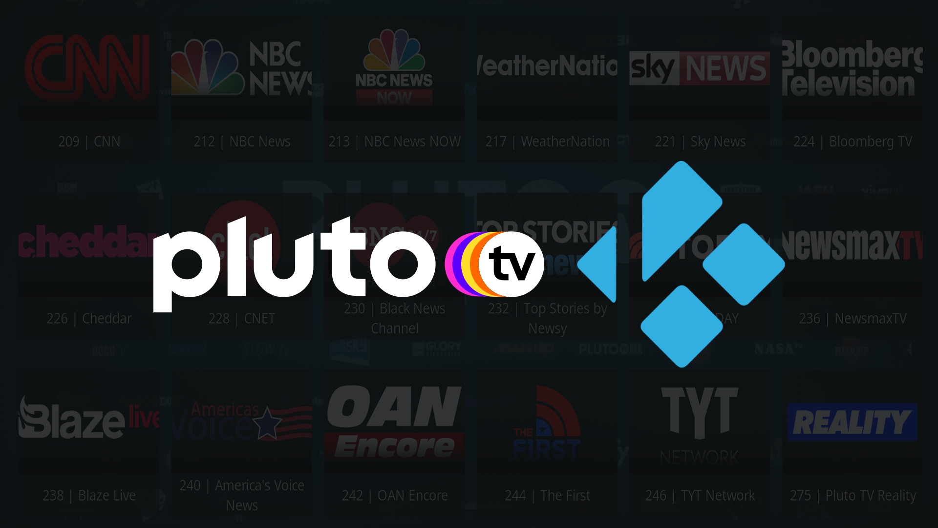 Pluto TV Kodi Add on