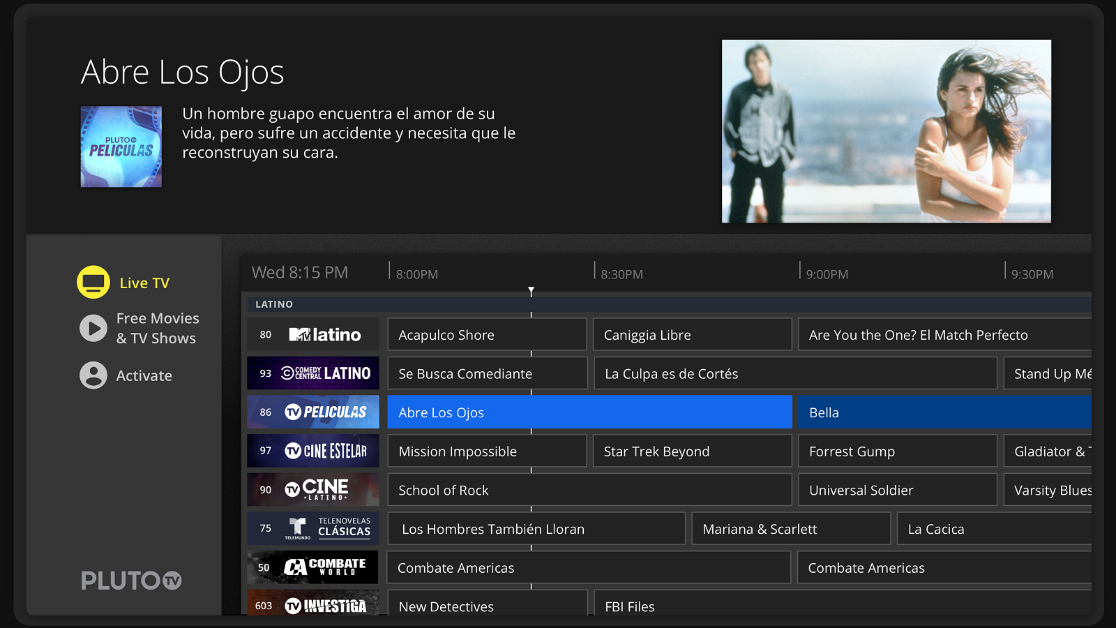 Pluto TV Latino 11 Free Channels Of Spanish Portuguese Content Pluto TV Latino 11 Free Channels Of Spanish Portuguese Content