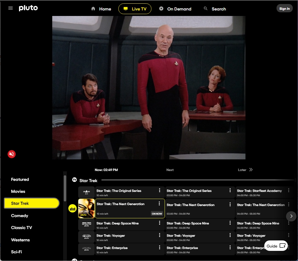 Pluto TV Launches 5 Channel Pop Up Star Trek Category Academy Premiere Streaming Free For January TrekMovie