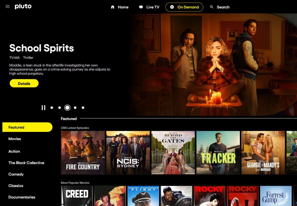 Pluto TV March 2025 Schedule Announced