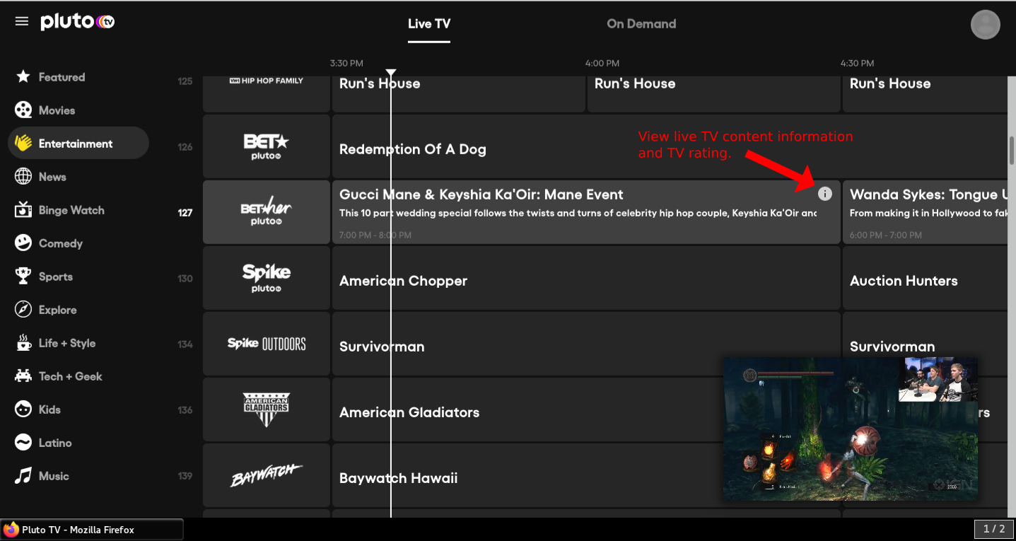 pluto tv/preferences pluto tv/preferences