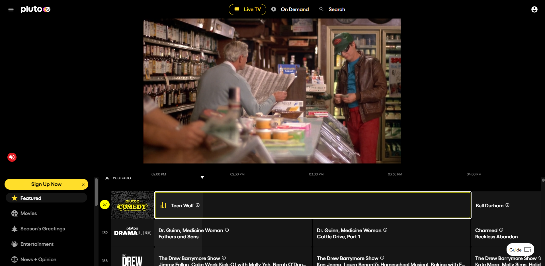 does pluto tv edit movies