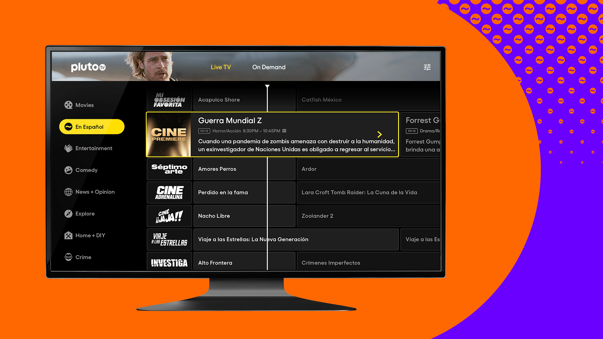 pluto tv spanish channels
