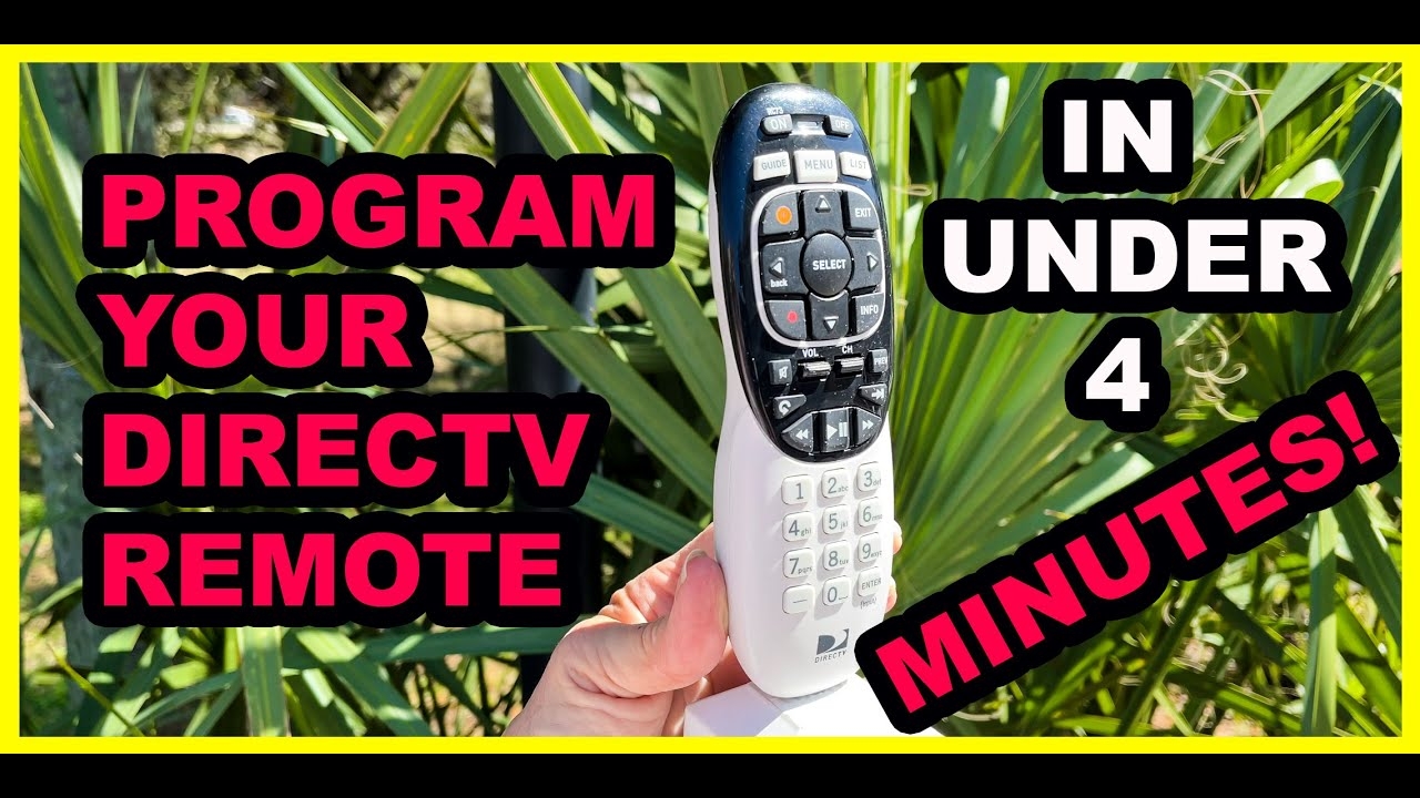 Program Your RC73 DirecTV Remote To Any TV YouTube Program Your RC73 DirecTV Remote To Any TV YouTube