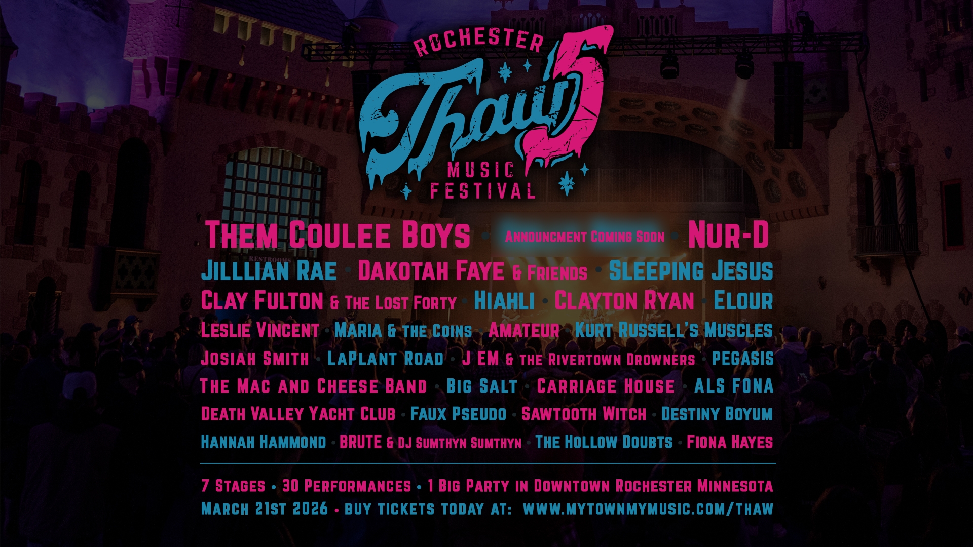 Rochester Thaw Music Festival My Town My Music Rochester Thaw Music Festival My Town My Music