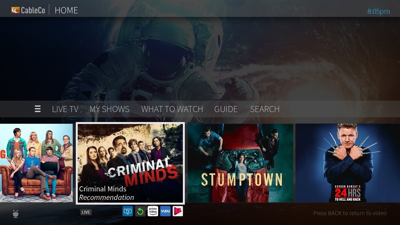 Service Electric Cablevision TiVo Stream