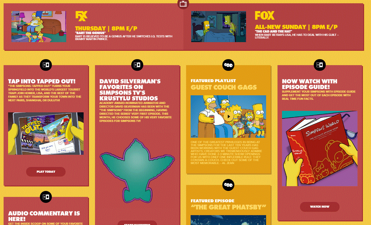 Simpsons World The Shorty Awards