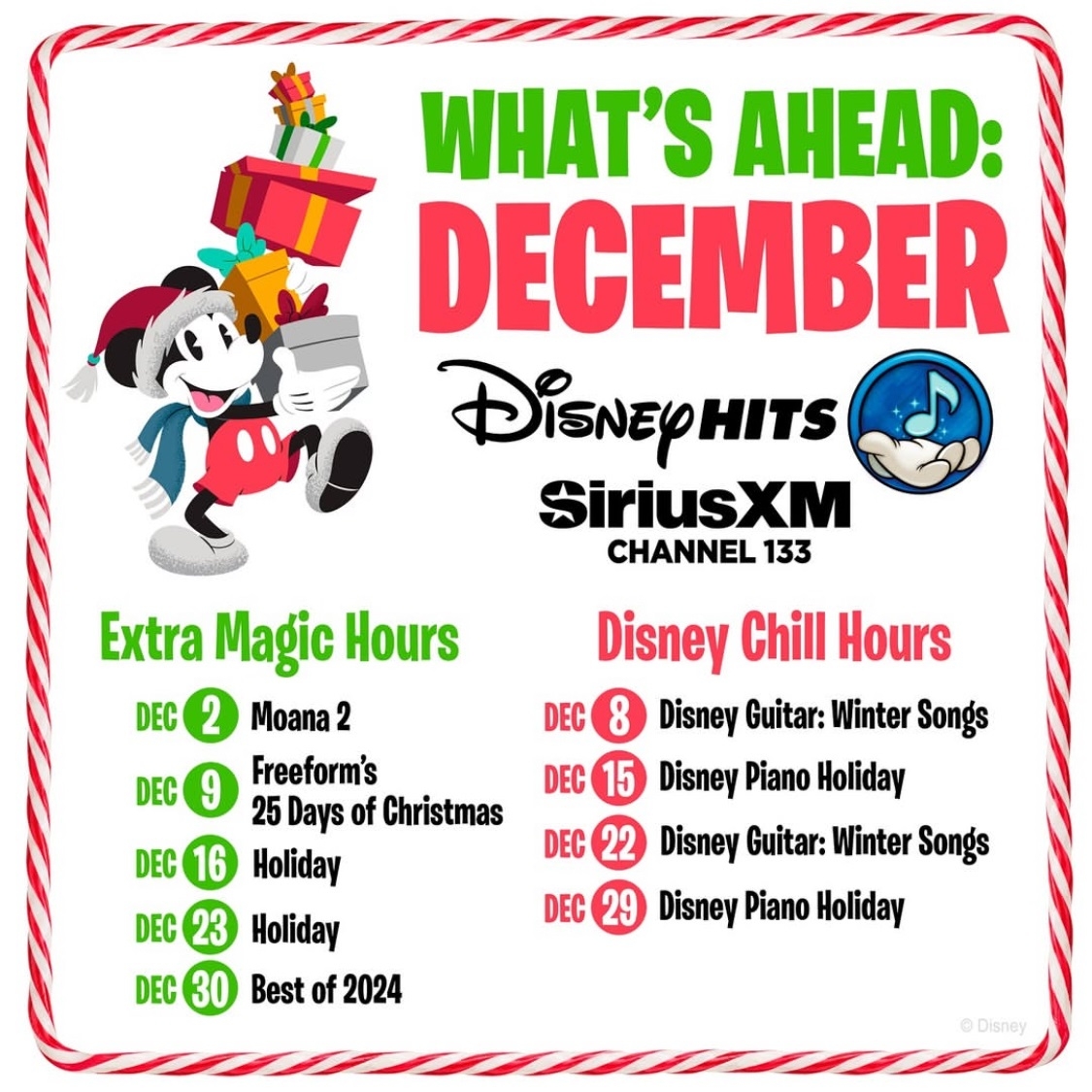 sirius xm channels disney