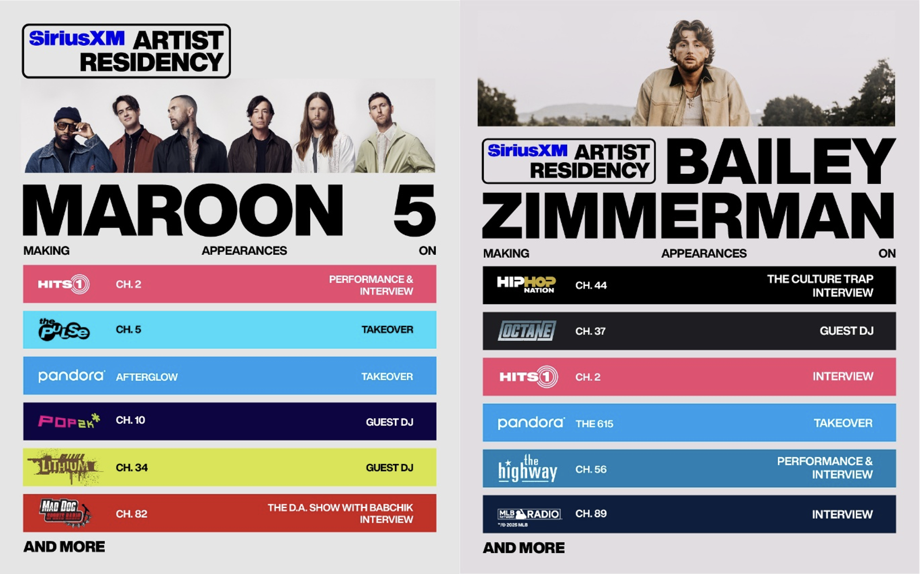 SiriusXM Introduces Artist Residency Initiative A New Way For Artists To Connect With Fans Across Multiple Channels And Genres Sirius XM Holdings Inc SIRI 