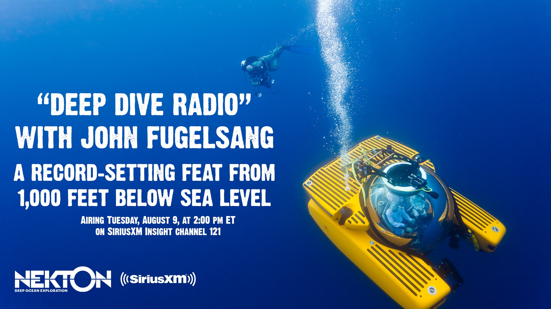SiriusXM Takes Broadcasting Under The Sea SiriusXM SiriusXM Takes Broadcasting Under The Sea SiriusXM