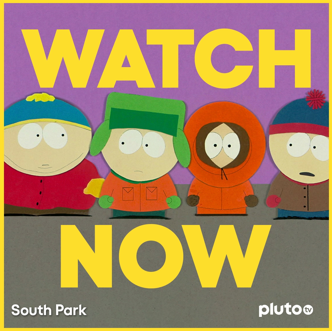 South Park Has Finally Landed On Pluto TV UK Watch Classic Episodes Every Night From 9pm On Pluto TV SouthPark South Park Has Finally Landed On Pluto TV UK Watch Classic Episodes Every Night From 9pm On Pluto TV SouthPark