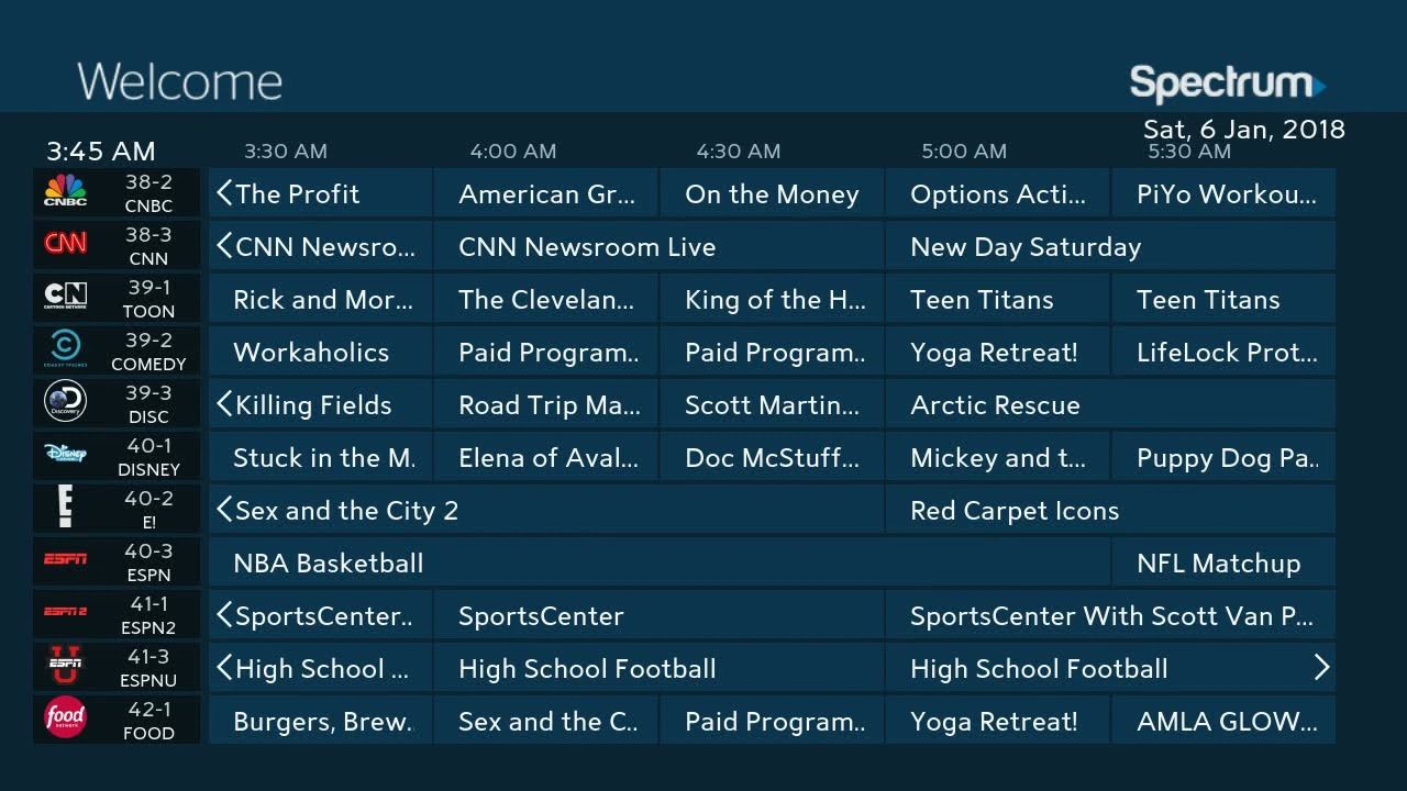 Spectrum Entertainment Printable Free Channels On Spectrum Directv Football Spectrum Ppv Boxing Channel Spectrum Guide Channel