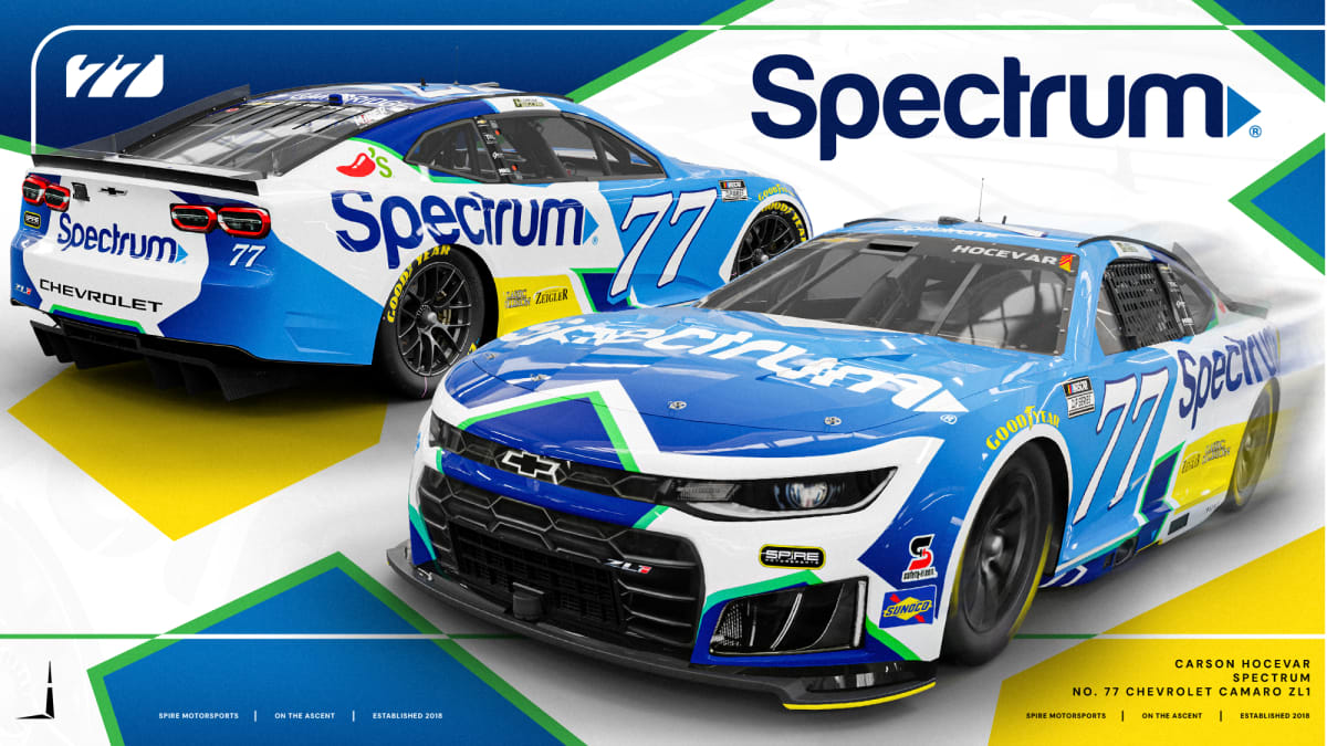 Spectrum Partners With Carson Hocevar Spire Motorsports For NASCAR Cup Series Campaign Spectrum Partners With Carson Hocevar Spire Motorsports For NASCAR Cup Series Campaign