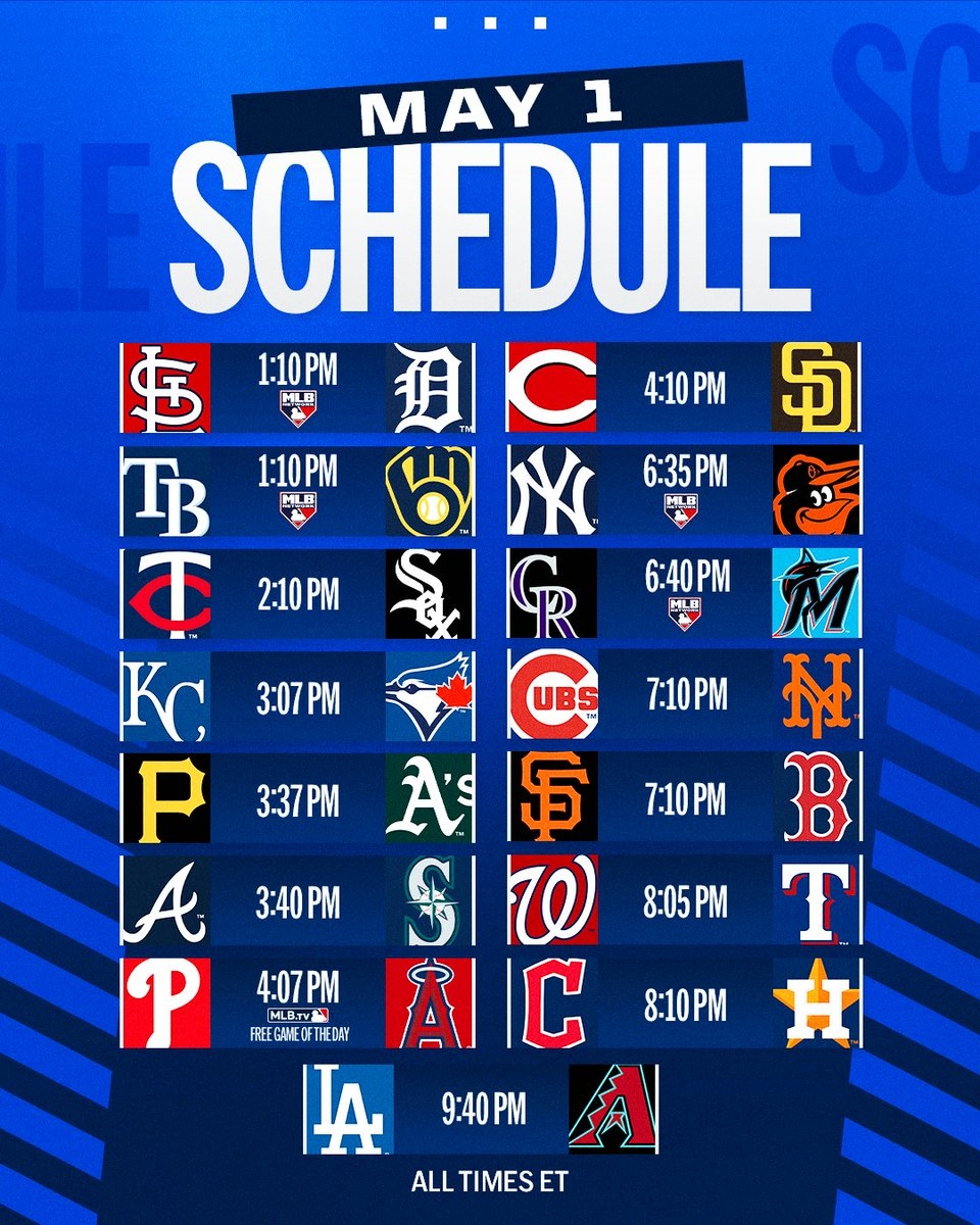 Start Your Month Off With Some Baseball 