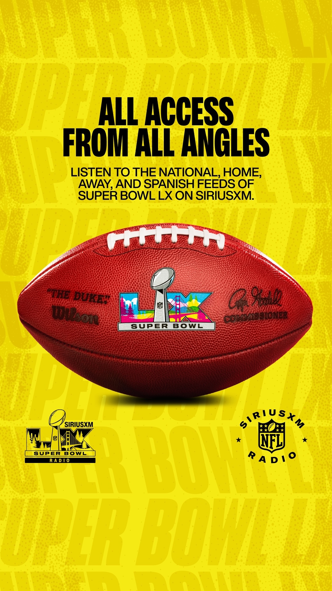 Super Bowl LX Radio Broadcast Seahawks Patriots On SiriusXM