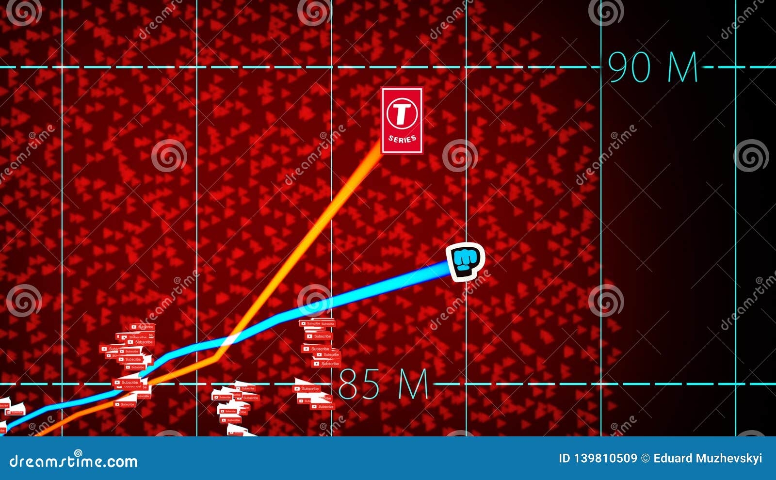 T Series Passes Pewdiepie Becoming Number 1 By Subscribers Count On Youtube Editorial Stock Image Illustration Of Jacksepticeye Indian 139810509 T Series Passes Pewdiepie Becoming Number 1 By Subscribers Count On Youtube Editorial Stock Image Illustration Of Jacksepticeye Indian 139810509