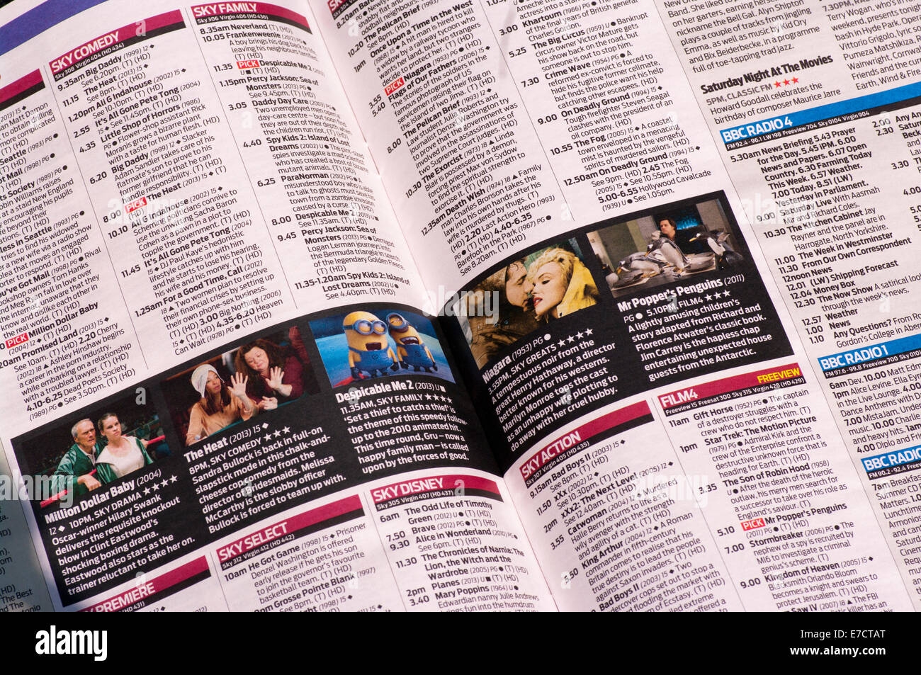 Television Listings TV Listing Guide Magazine Stock Photo Alamy Television Listings TV Listing Guide Magazine Stock Photo Alamy