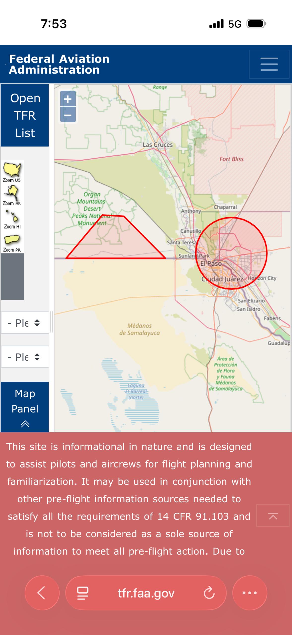 The Latest FAA Lifts Temporary Closure Of Airspace Over El Paso KRWG Public Media The Latest FAA Lifts Temporary Closure Of Airspace Over El Paso KRWG Public Media