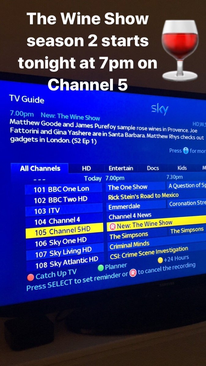 The Wine Show Season 2 Starts At 7pm On Channel 5 Tonight Friday UK TheWineShow The Wine Show Season 2 Starts At 7pm On Channel 5 Tonight Friday UK TheWineShow
