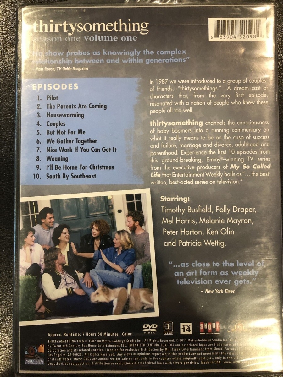 Thirty Something Season One Volume One DVD 2011 2 Disc Set TV Flashback NIB 683904520982 EBay