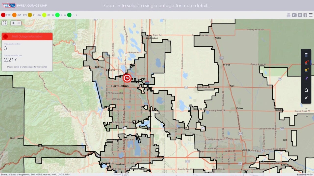 Thousands Without Power In Fort Collins CBS Colorado